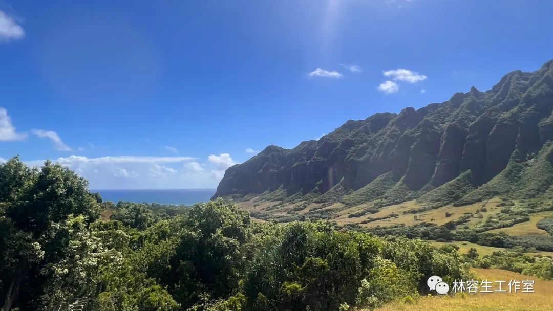 林容生美国夏威夷檀香山写生：神秘的火山知道地心什么时候发热