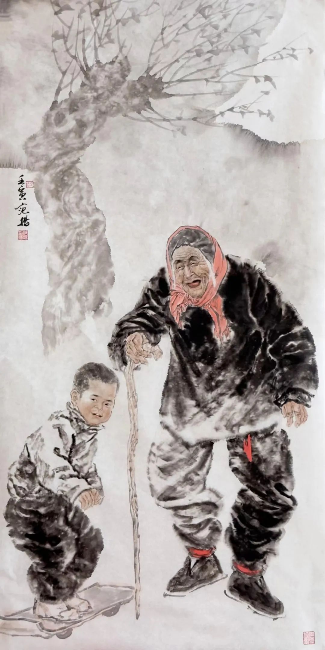 舞炫新时代，著名画家范扬应邀参展“艺海传薪——京津冀书画名家迎春展”