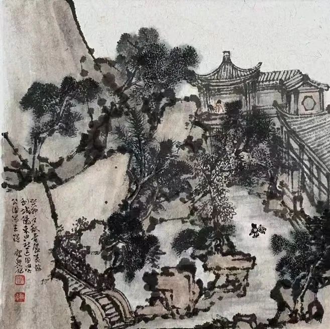 构图饱满 笔墨雄健——赵鹏飞​癸卯国画写生作品雅赏