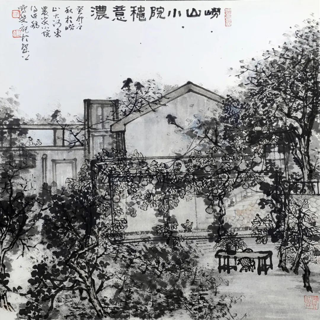 构图饱满 笔墨雄健——赵鹏飞​癸卯国画写生作品雅赏