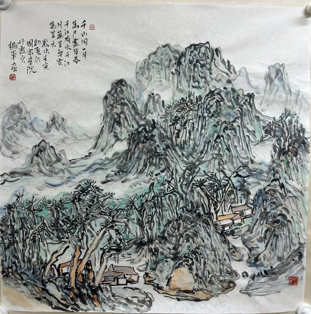 著名画家杨军应邀参展“艺海传薪——京津冀书画名家迎春展”