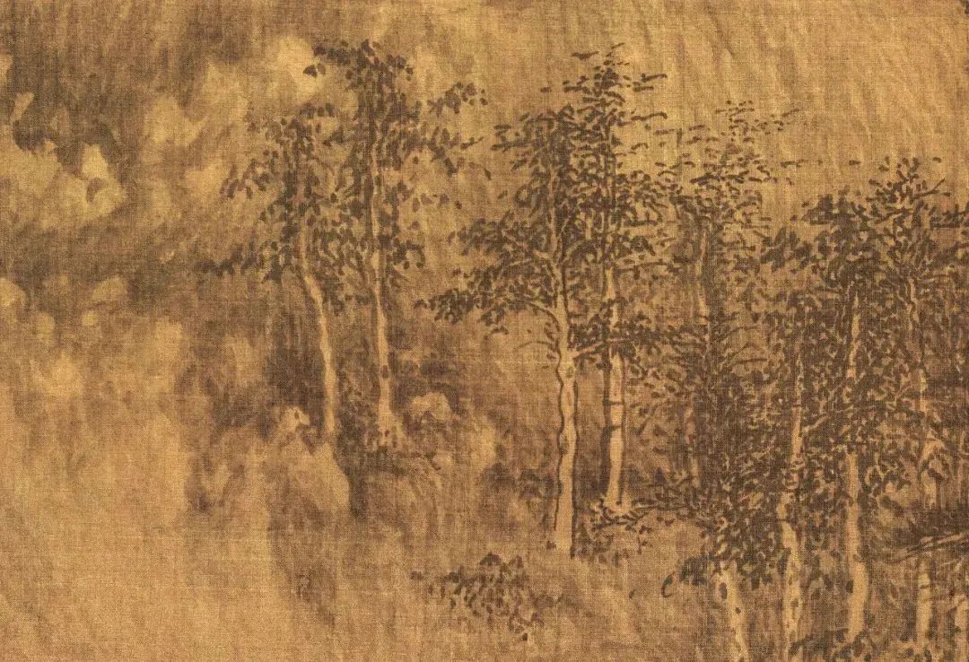 巨然《层岩丛树图》丨丘挺：东方山水画写意精神不可言说的曼妙与神性