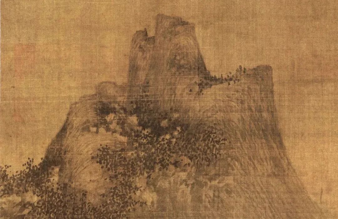 巨然《层岩丛树图》丨丘挺：东方山水画写意精神不可言说的曼妙与神性