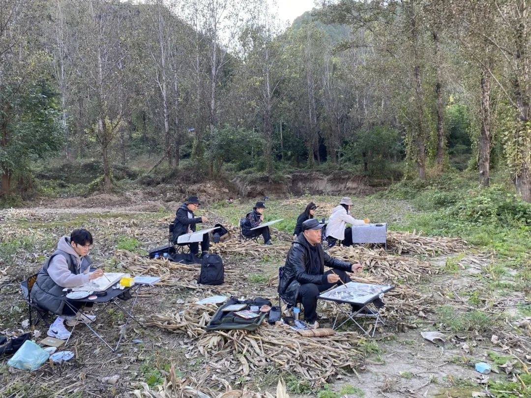 游心造境——任清谈水墨山水写生