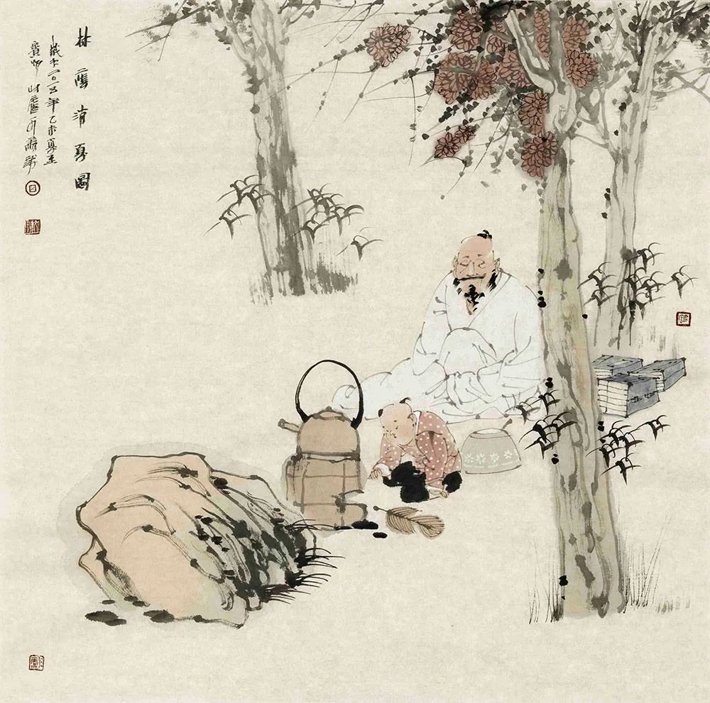 清雅文气，意趣隽永——韦文翔人物画赏析