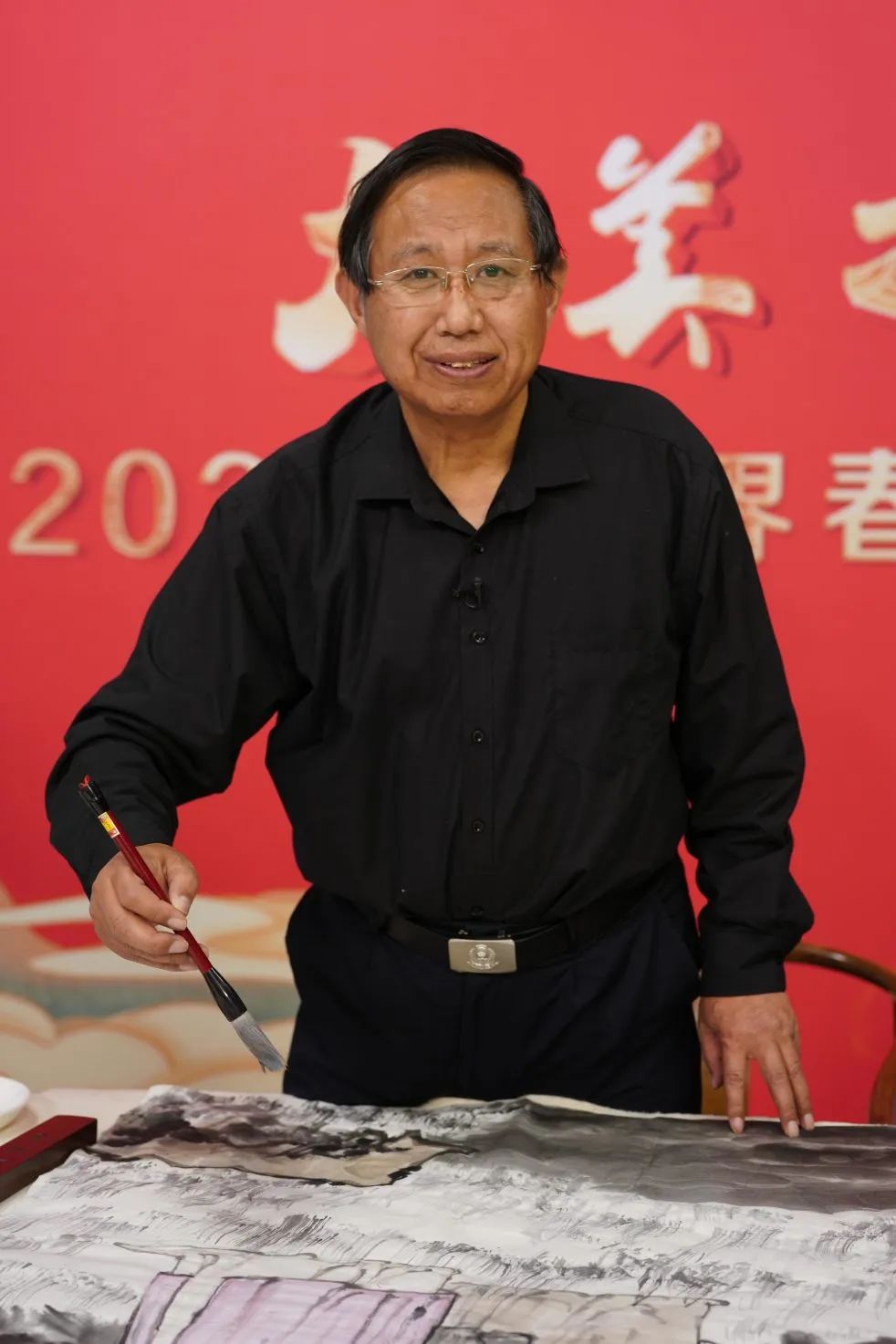 2024美术界春晚作品展播 | 孙维国《东坡兄妹对诗图》：拂石坐来衣带冷，踏花归去马蹄香