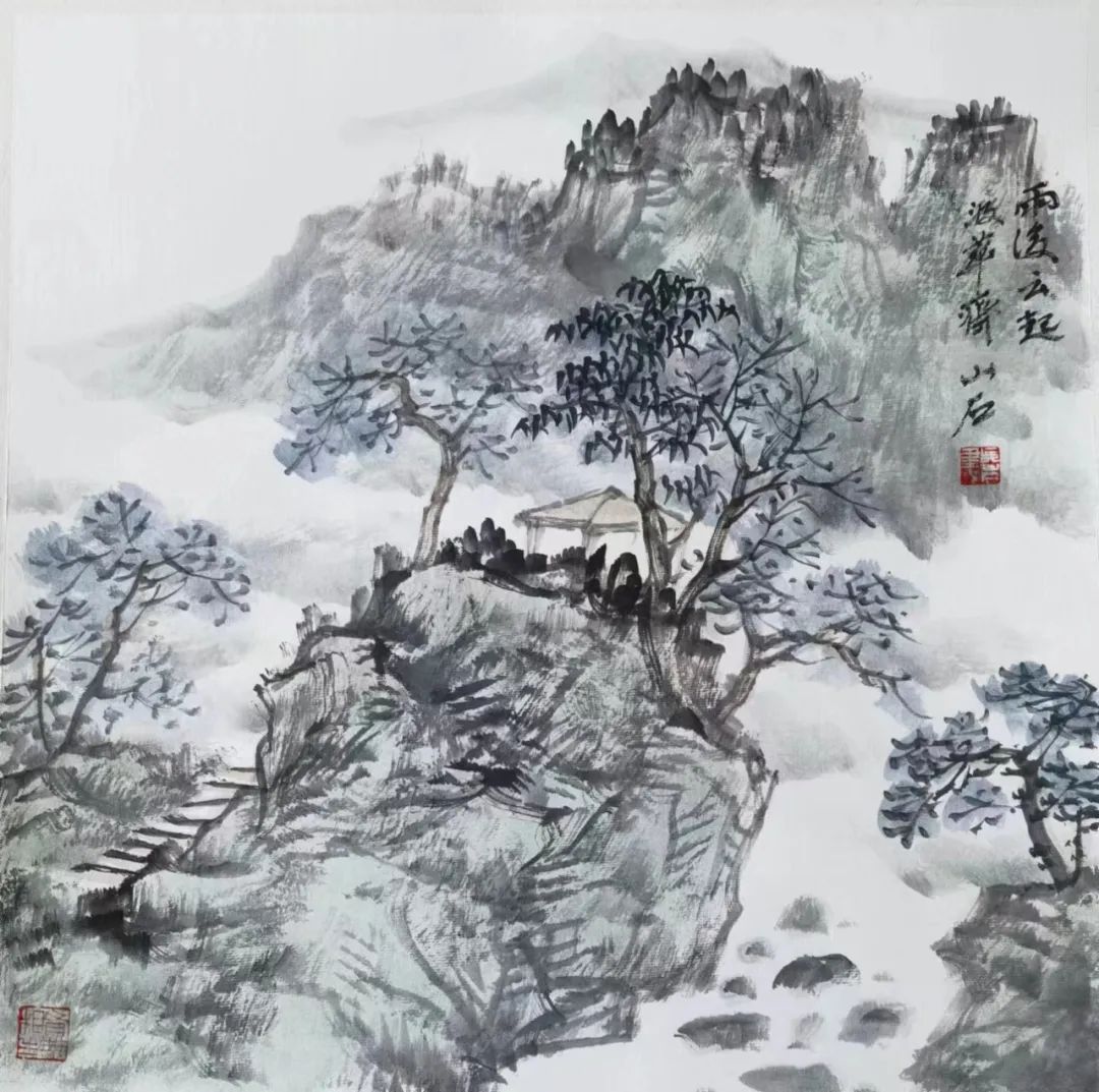 吴山石 | 将山水画境与画家情思完美结合，生发耐人寻味的意趣