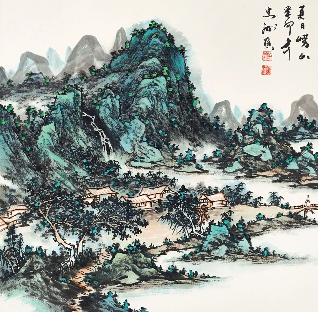 墨彩华章——陈忠洲,张颖书画精品展将于1月8日至14日在青岛画院