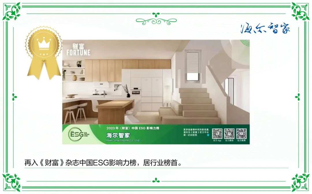 海尔智家ESG：一盘点，不简单