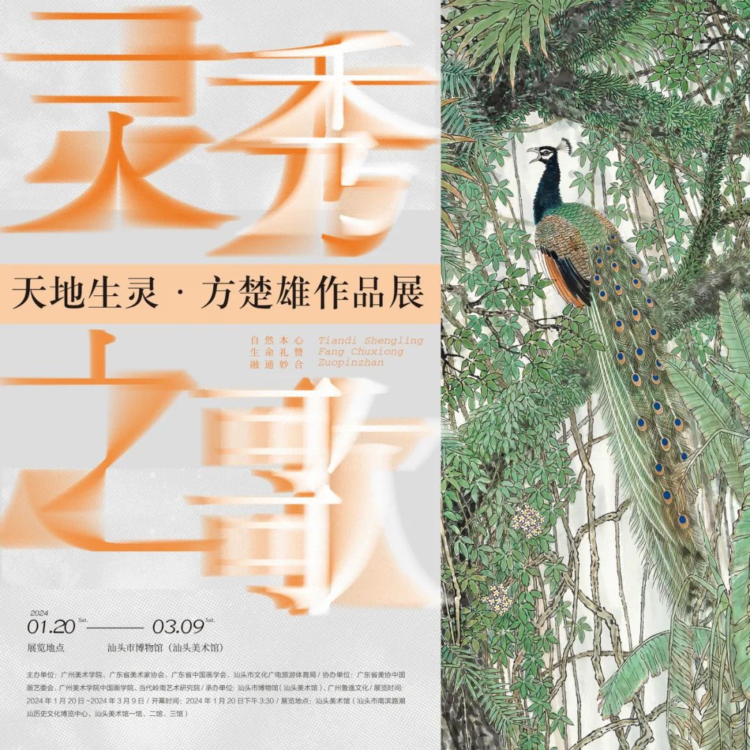 春节好眼福 | “天地生灵·方楚雄作品展”1月20日将在汕头美术馆开展