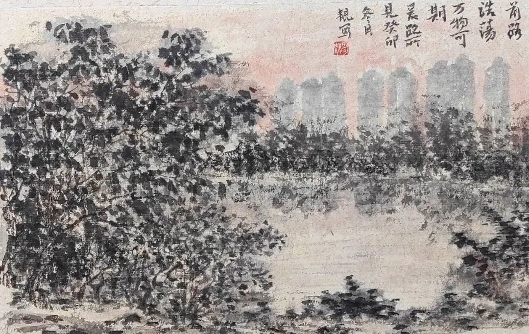 将彩云化为梦，廖靓应邀参展“水墨方阵·借古开今——全国中国画名家精品特展”