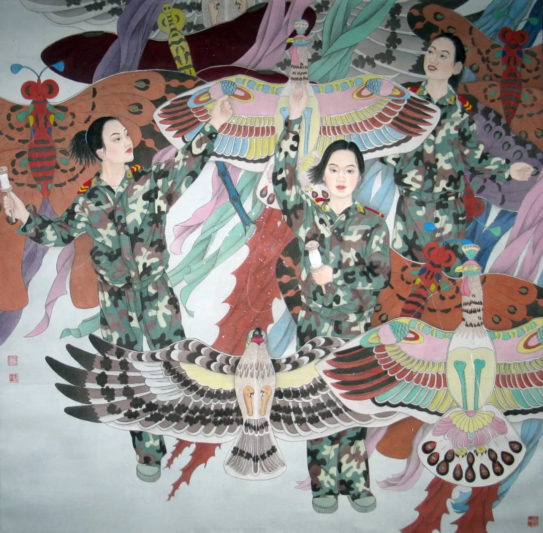 墨色寻思工笔端，一笔一势生动间——“中国工笔画学会人物画艺委会迎春线上展”作品雅赏