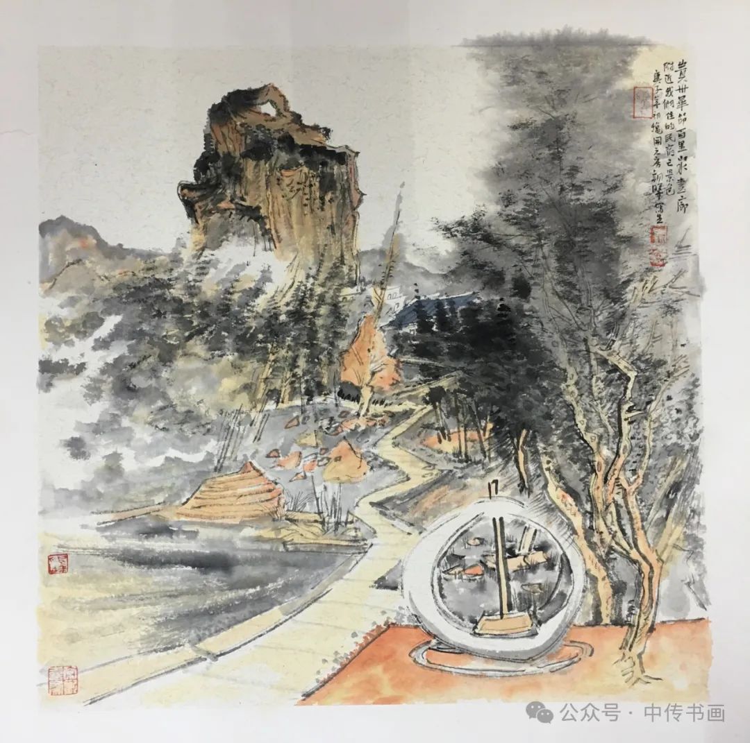 著名画家常朝晖应邀参展，“墨语春风”当代中国画名家十人迎新春书画作品展今日在淄博开展