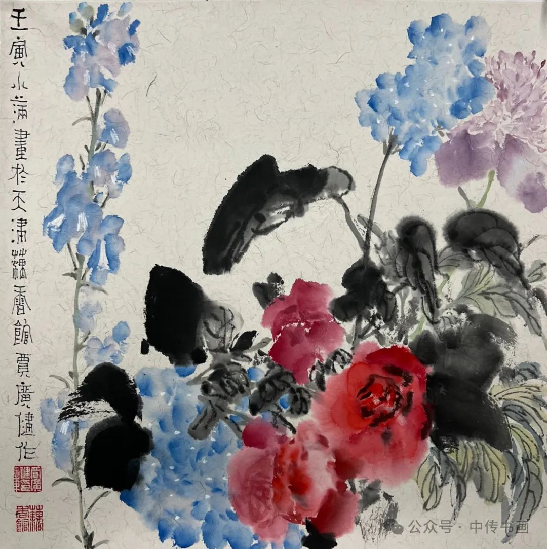 著名画家贾广健应邀参展，“墨语春风”当代中国画名家十人迎新春书画作品展今日在淄博开展