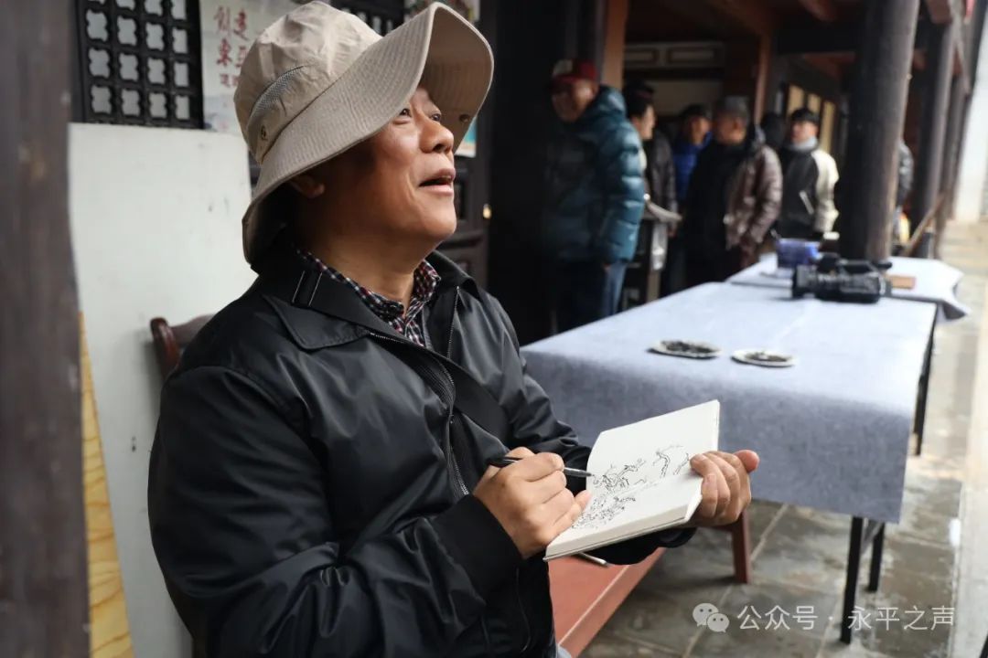 赏千年古梅之姿 抒梅花精神之韵——唐建与“梅友”们的“写梅”之旅