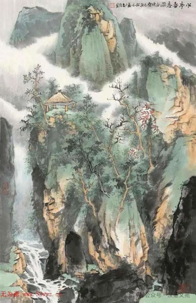 茹峰丨纵游山水间，绘就婉约的山水情怀