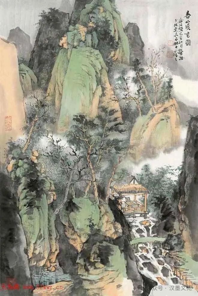 茹峰丨纵游山水间，绘就婉约的山水情怀