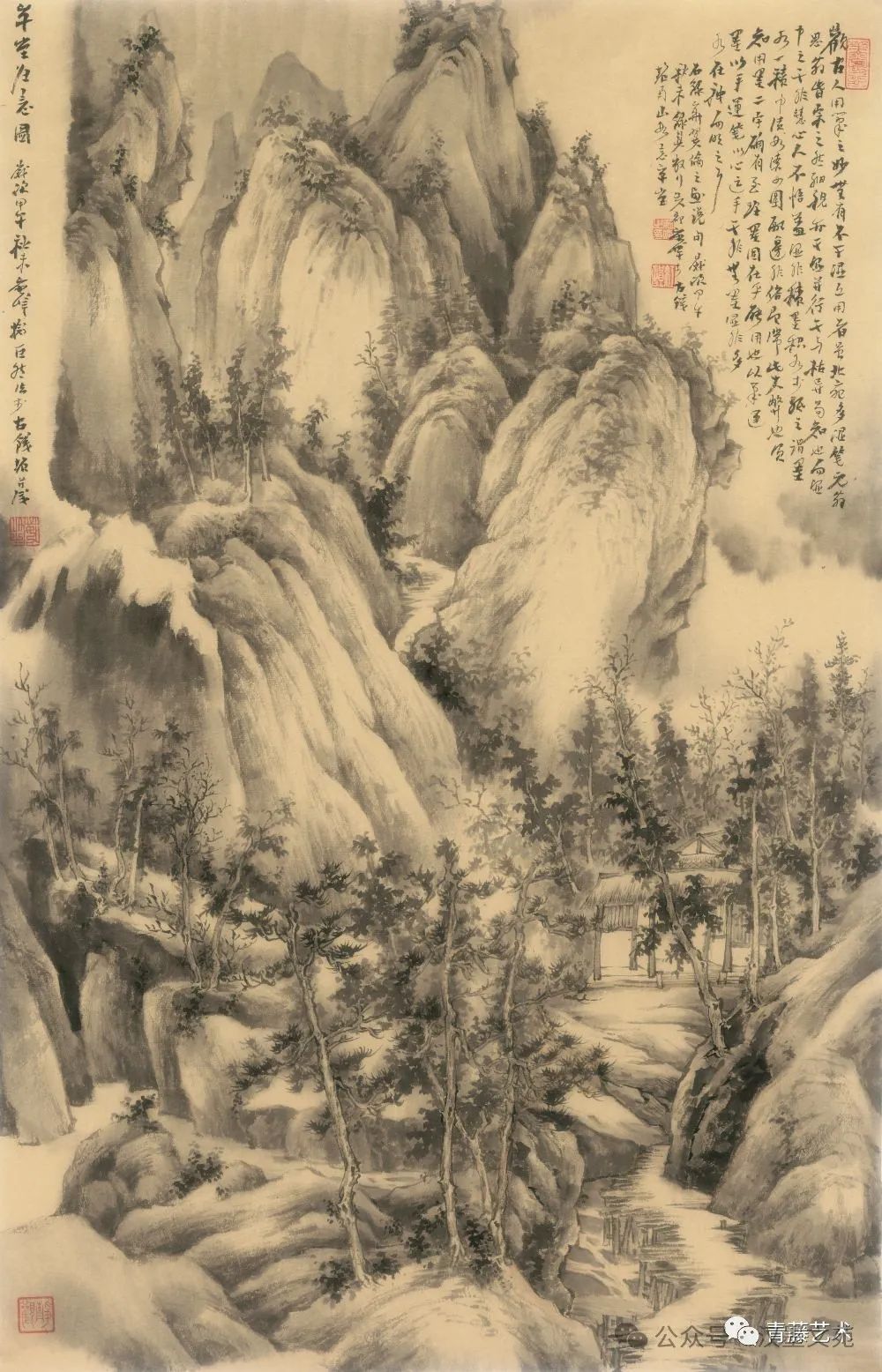 茹峰丨纵游山水间，绘就婉约的山水情怀