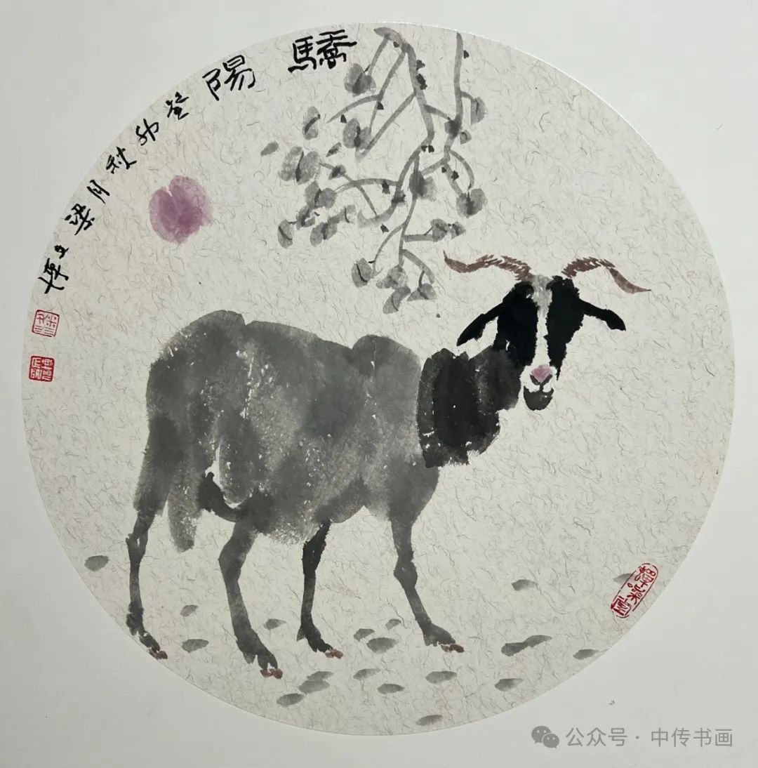 写一首水墨田园诗，著名画家梁文博应邀参展“墨语春风——当代中国画名家十人迎新春书画作品展”