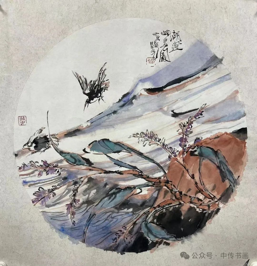 著名画家宋丰光应邀参展，“墨语春风——当代中国画名家十人迎新春书画作品展”今日在淄博开幕