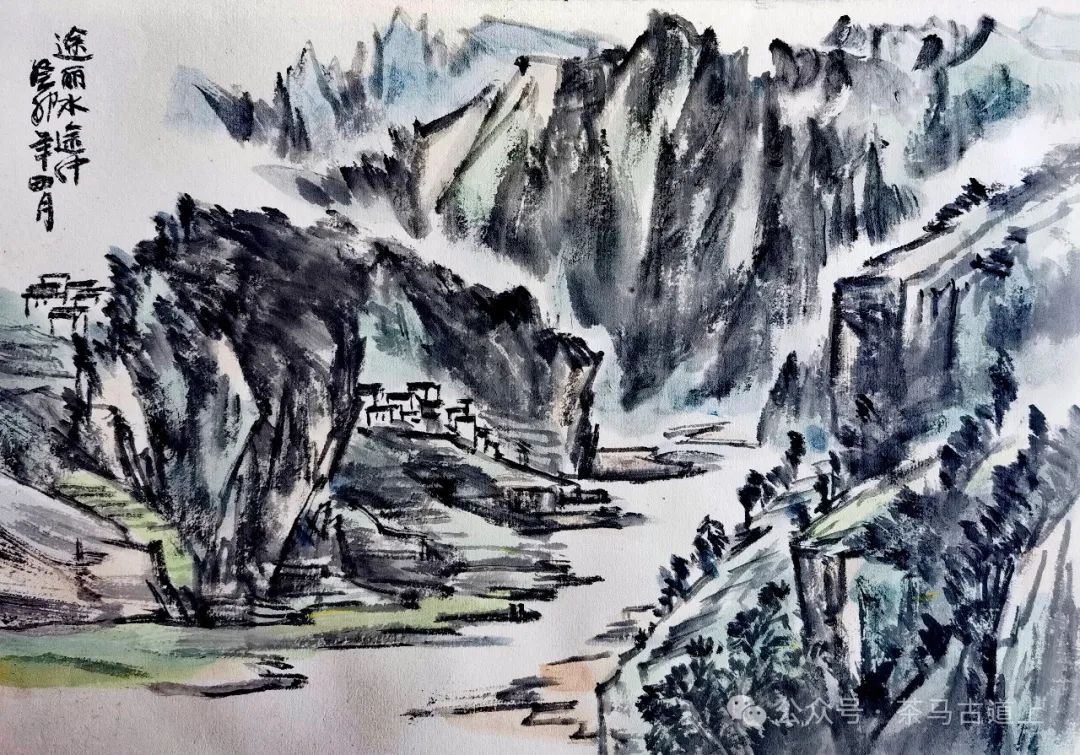 跟随画家舒建新沿瓯江山水诗路，寻找丽水的诗意世界