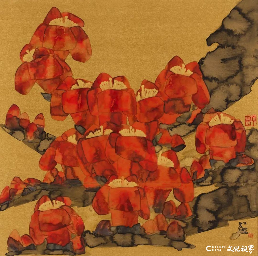 看中国美协副主席林蓝的妙笔生花——以花卉诗意引入当代人文心语