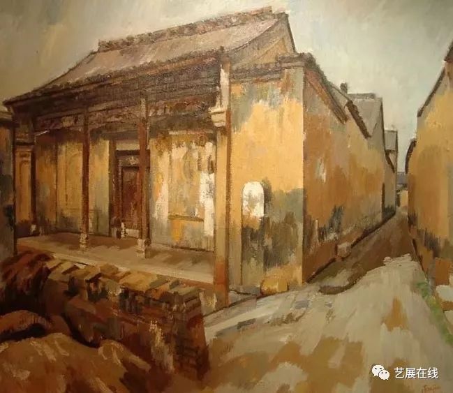 李延洲用油画捕捉岁月痕迹 | 建筑于他是魂，是核，是对于留存久远的建筑物体之外的精神思考