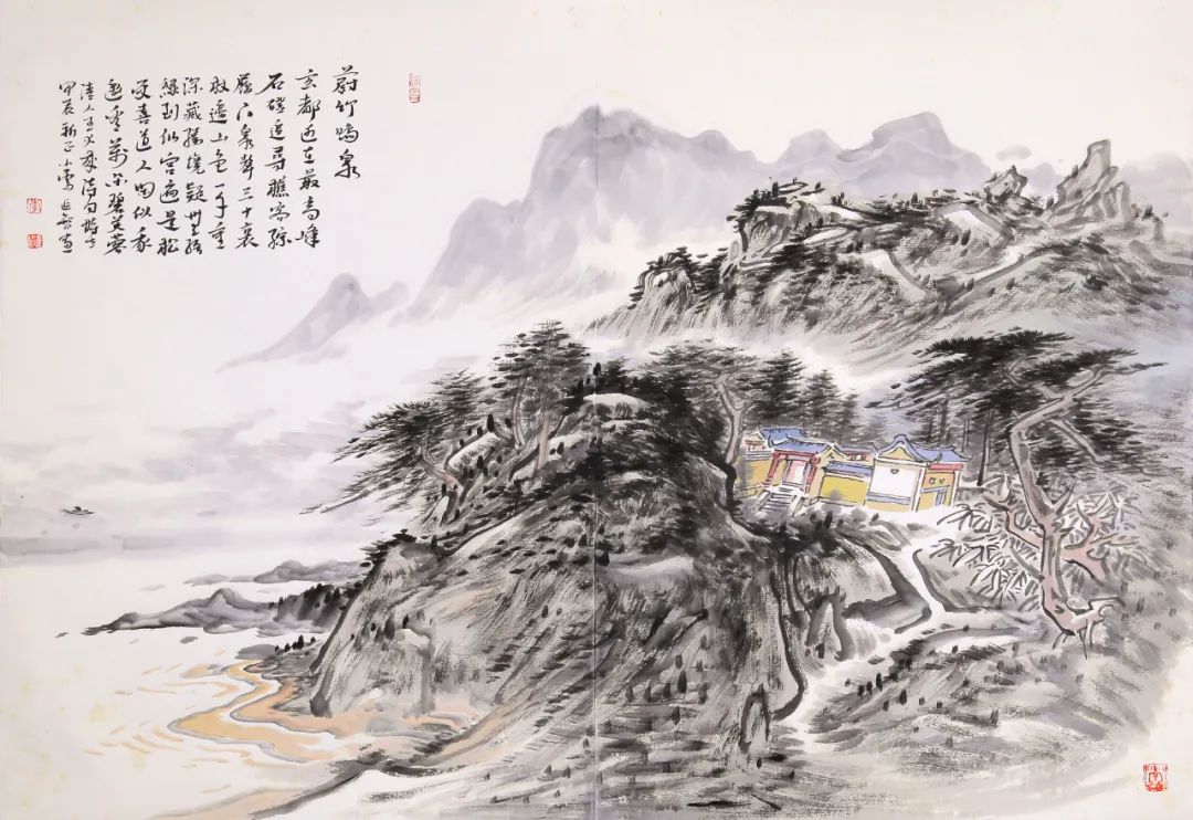 层峦叠翠，千岩竞秀——李延智青岛写生《崂山十二景》作品雅赏