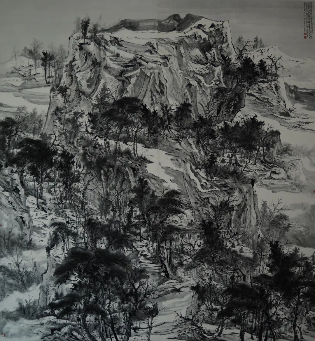 苍茫悲凉见温情，著名画家方向军应邀参展“春来，宜归乡——2024年度主题系列作品邀请展”