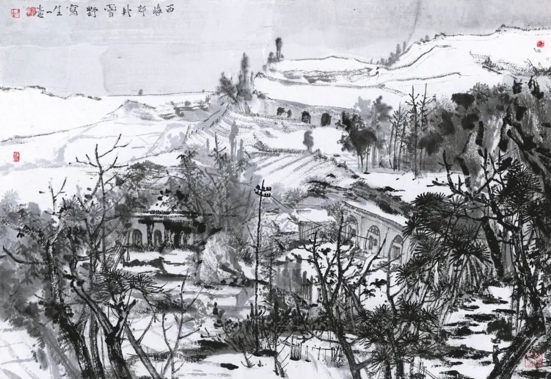 苍茫悲凉见温情，著名画家方向军应邀参展“春来，宜归乡——2024年度主题系列作品邀请展”