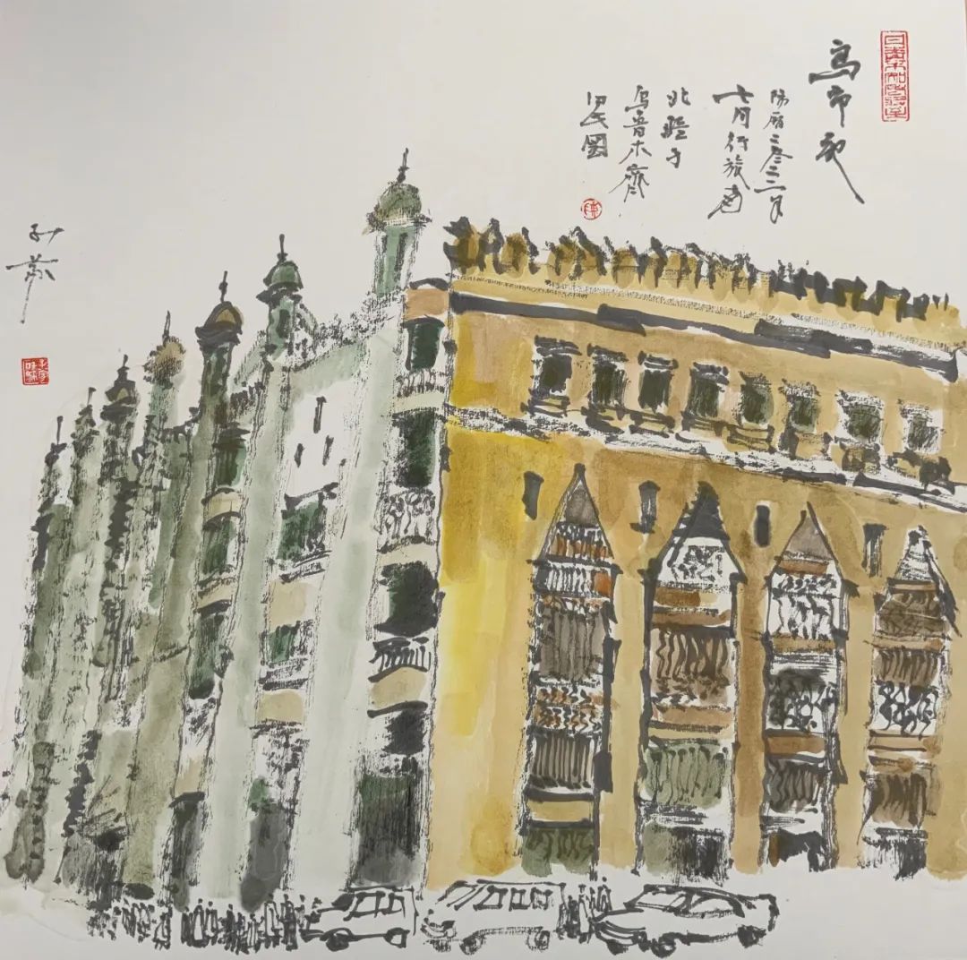 援疆随记，著名画家陈航应邀参展“春来，宜归乡——2024年度主题系列作品邀请展”