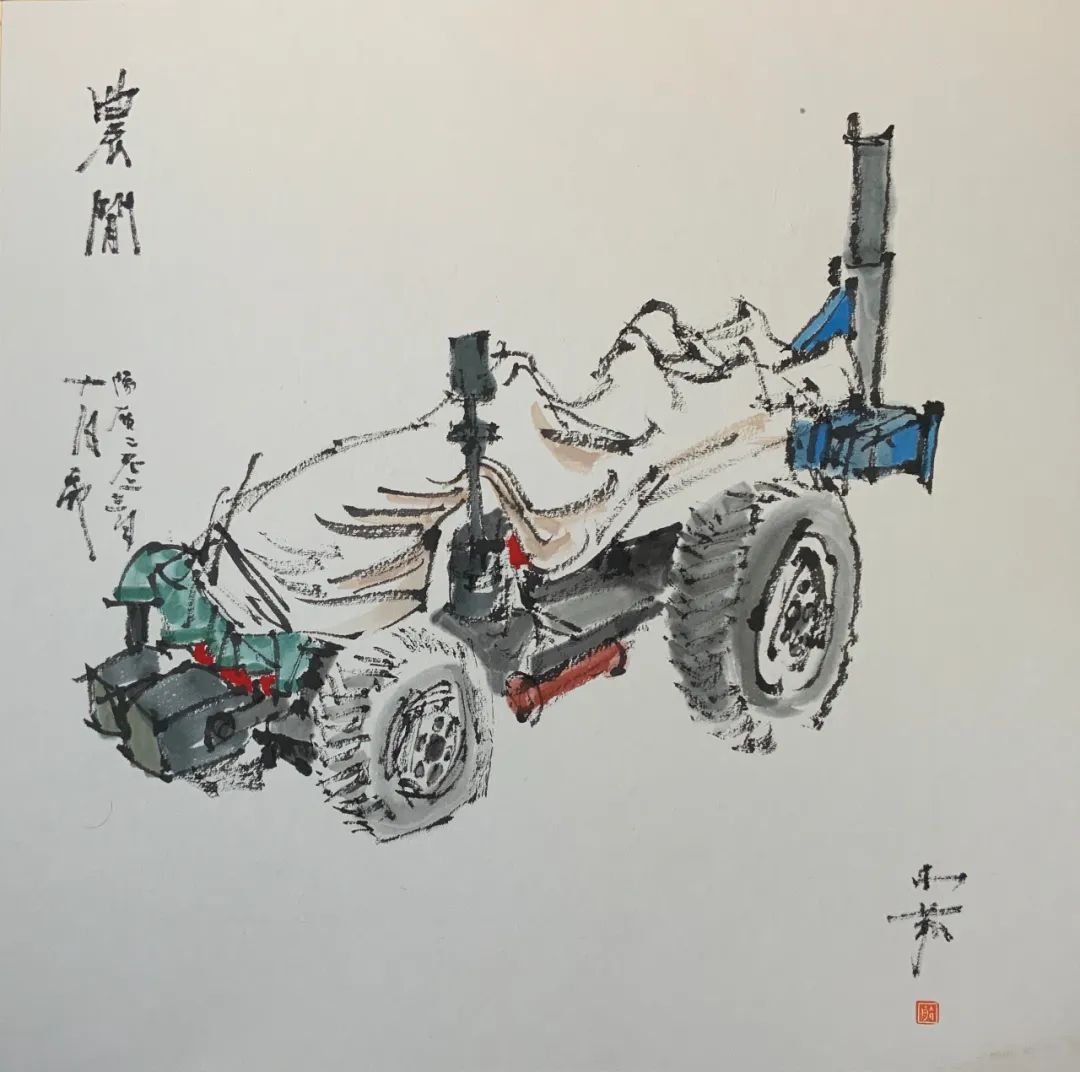 援疆随记，著名画家陈航应邀参展“春来，宜归乡——2024年度主题系列作品邀请展”