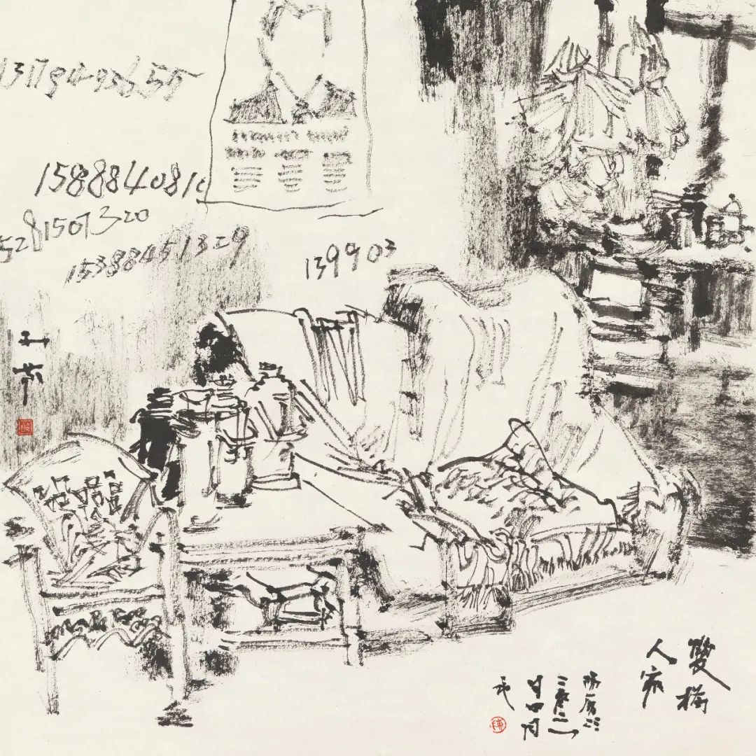 援疆随记，著名画家陈航应邀参展“春来，宜归乡——2024年度主题系列作品邀请展”