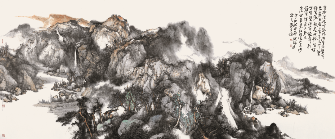 胸中有千壑，著名画家薛从伦应邀参展“春来，宜归乡——2024年度主题系列作品邀请展”