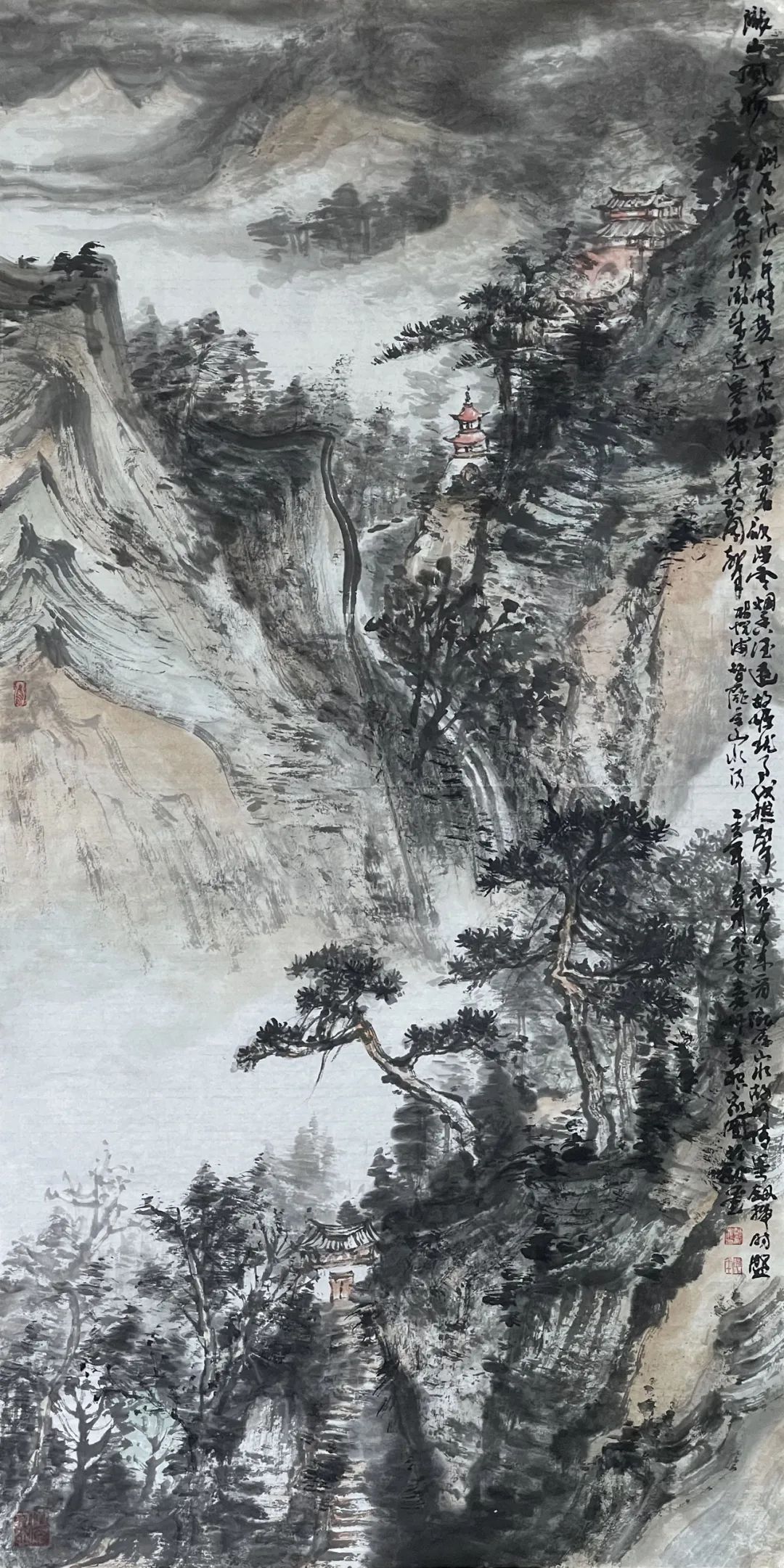 故土寻山水，著名画家孙剑应邀参展“春来，宜归乡——2024年度主题系列作品邀请展”