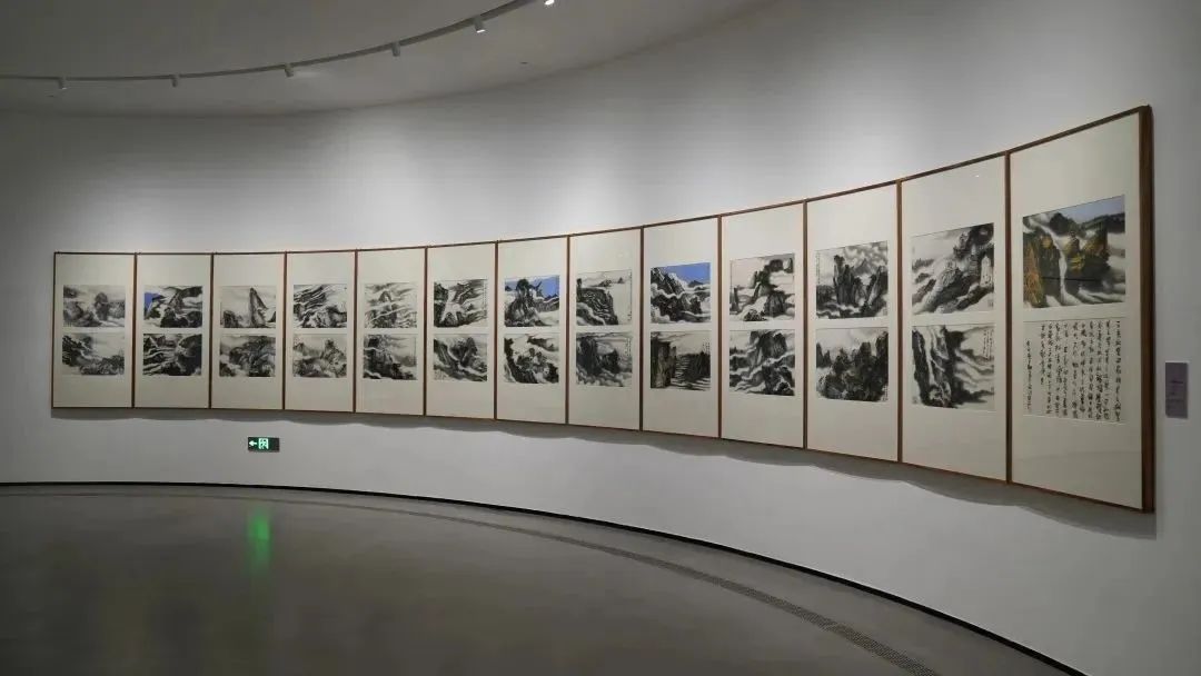 昼写雄崖为画谋，著名画家陈平特邀参展“五岳归来——第七届杭州·中国画双年展”