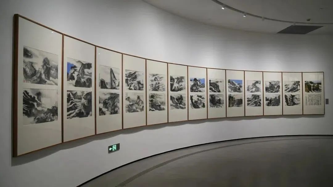 昼写雄崖为画谋，著名画家陈平特邀参展“五岳归来——第七届杭州·中国画双年展”