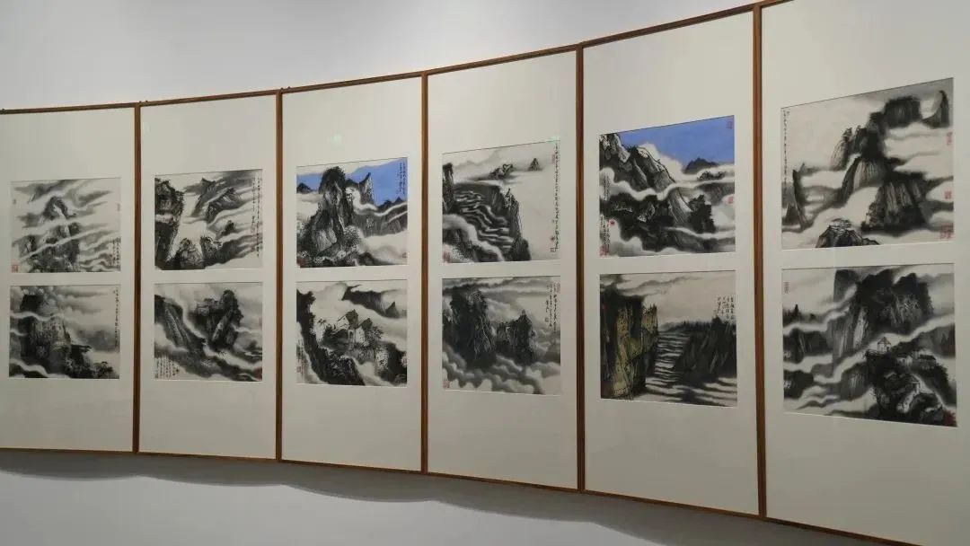 昼写雄崖为画谋，著名画家陈平特邀参展“五岳归来——第七届杭州·中国画双年展”