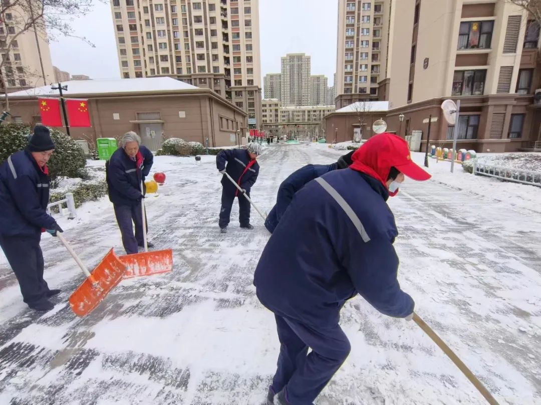 大雪无情，暖心有爱——世茂服务人撑起第一安全伞，为业主排忧解难