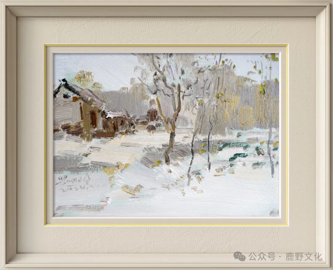 刘明亮笔下回归了自然、纯净的雪，诉说无垠的梦幻