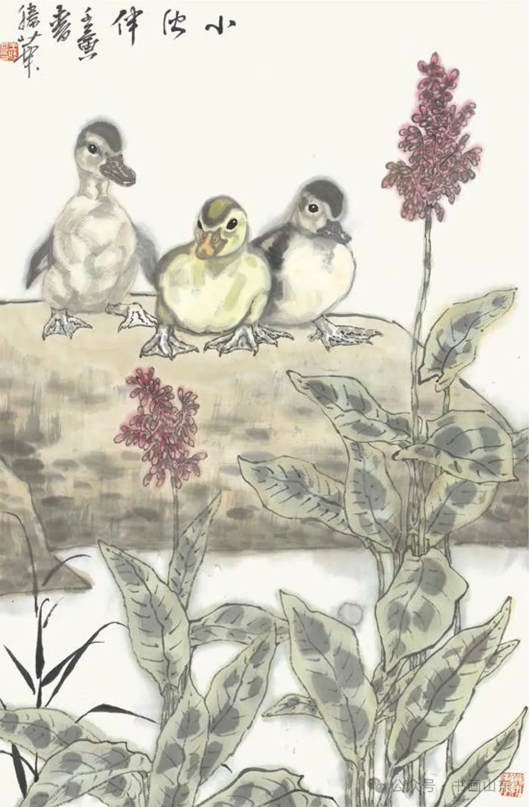 王胜华花鸟画丨面对自然的交流，自出机杼的创造