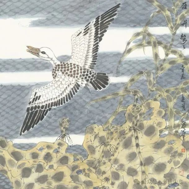 王胜华花鸟画丨面对自然的交流，自出机杼的创造