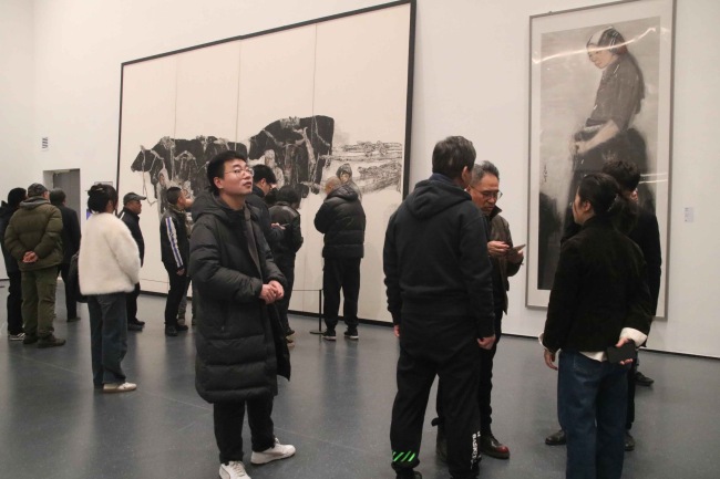 “墨局——当代七人展”在陕西国画院美术馆展出，持续至3月27日