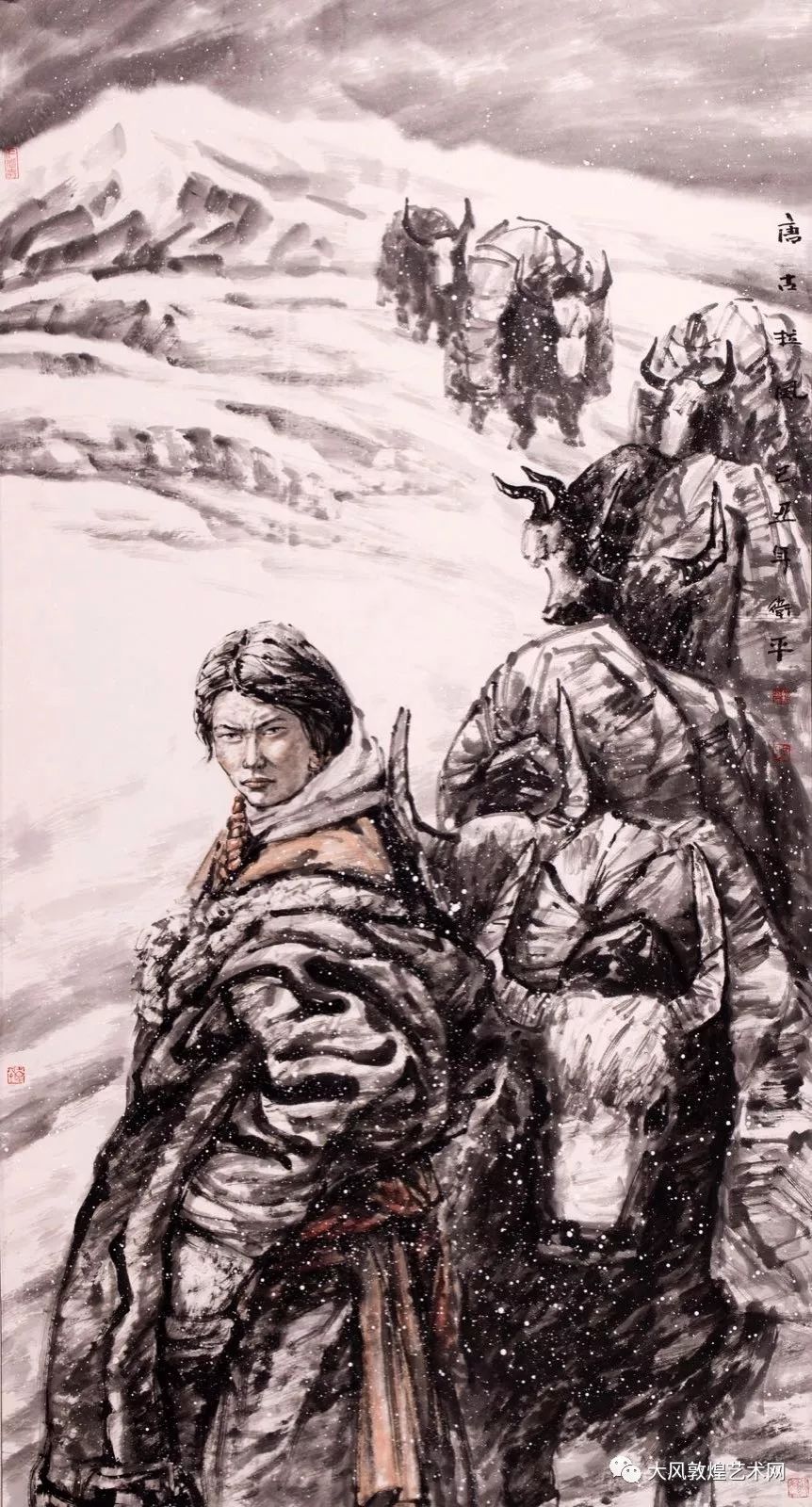 大风起兮——雪域名家张卫平绘画中的深远雄厚