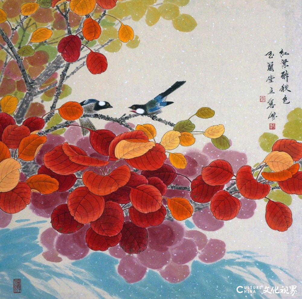 李善杰工笔花鸟画丨生活中漾溢的诗意，新颖而鲜活