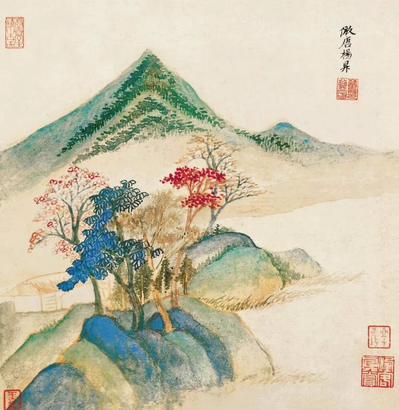 韩朝说《芥子园画谱》：初学者可按图索骥，善学者不为程式所累