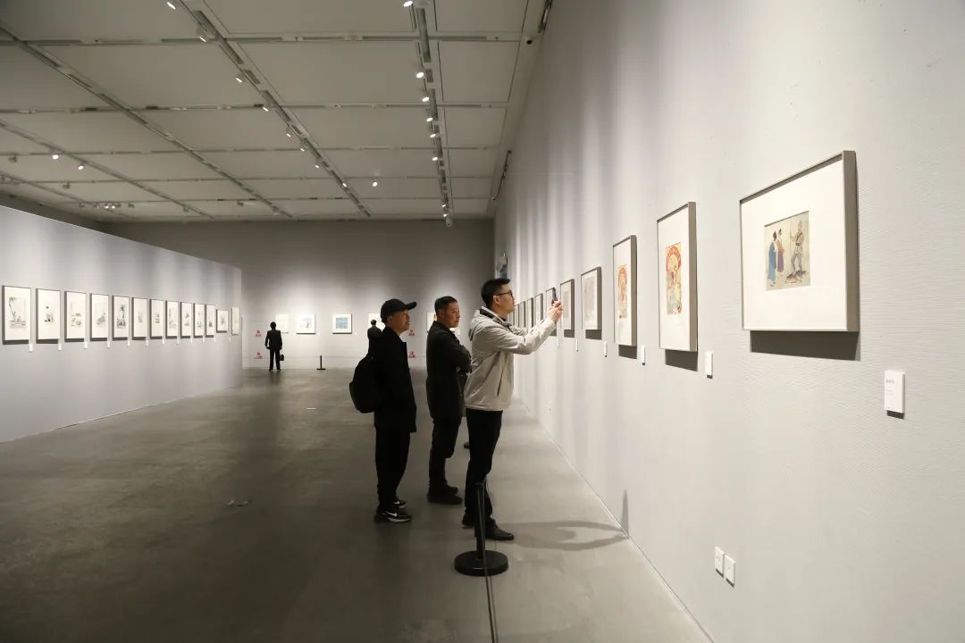 “全国漫画·连环画名家邀请展”昨日在四川美术馆开幕