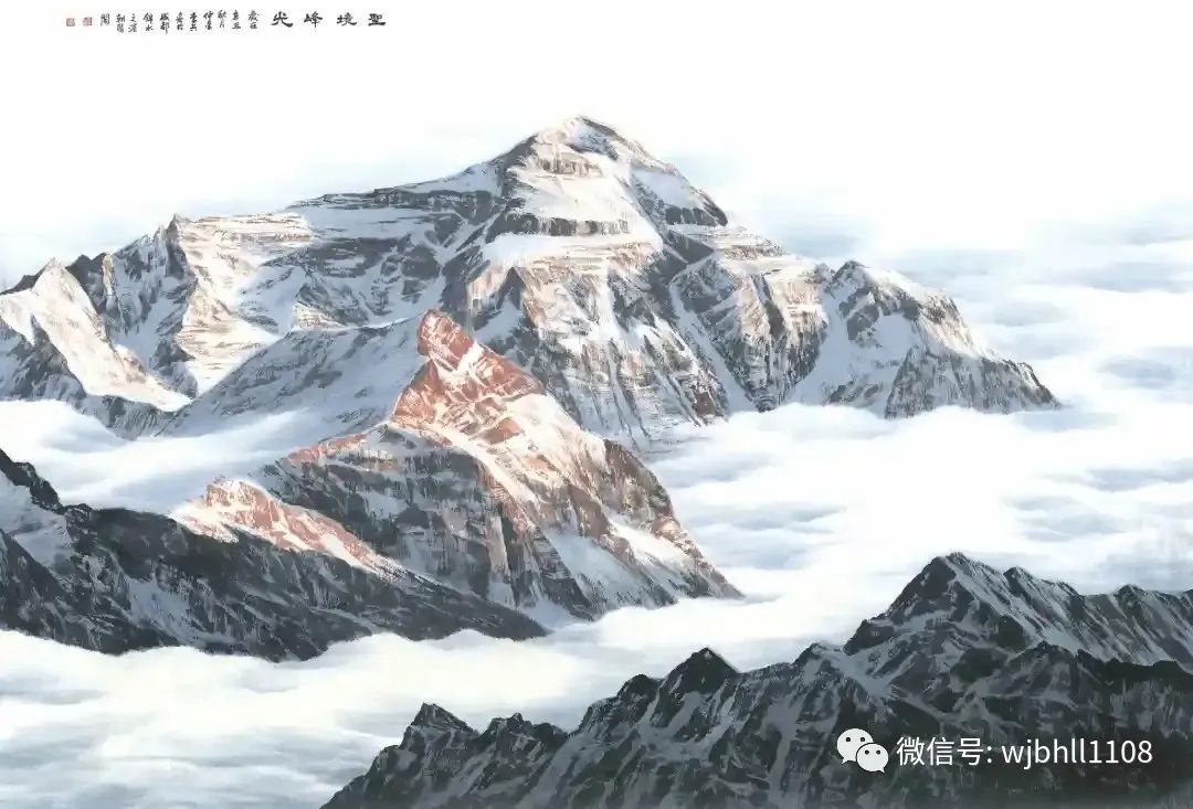 李兵｜​“块斧劈皴”独创冰雪新境 冰峰雪山亦是金山银山