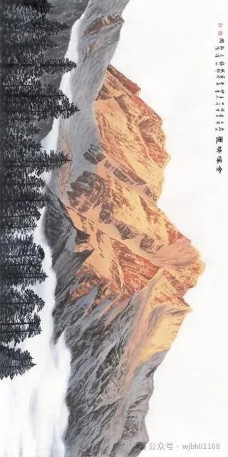 李兵｜​“块斧劈皴”独创冰雪新境 冰峰雪山亦是金山银山