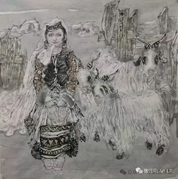 刘选让西部风情画丨色彩强烈，充满激情